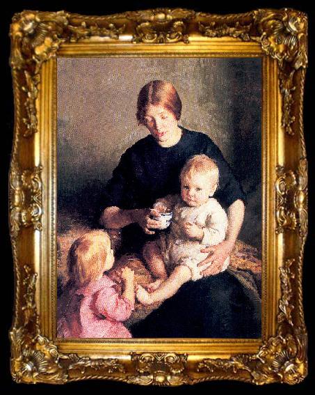 framed  Page, Marie Danforth Mother and Child, ta009-2